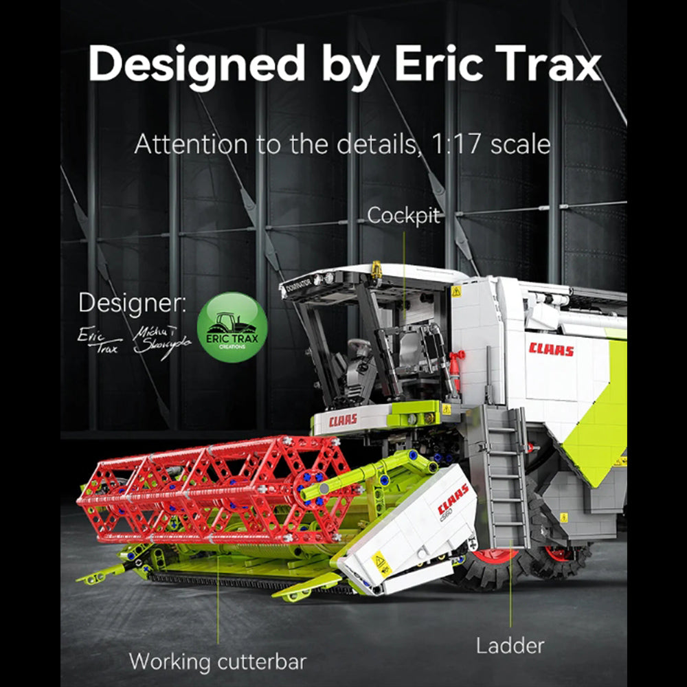 CaDA CLAAS DOMINATOR 370 – Ferngesteuertes Mähdrescher-Bauset