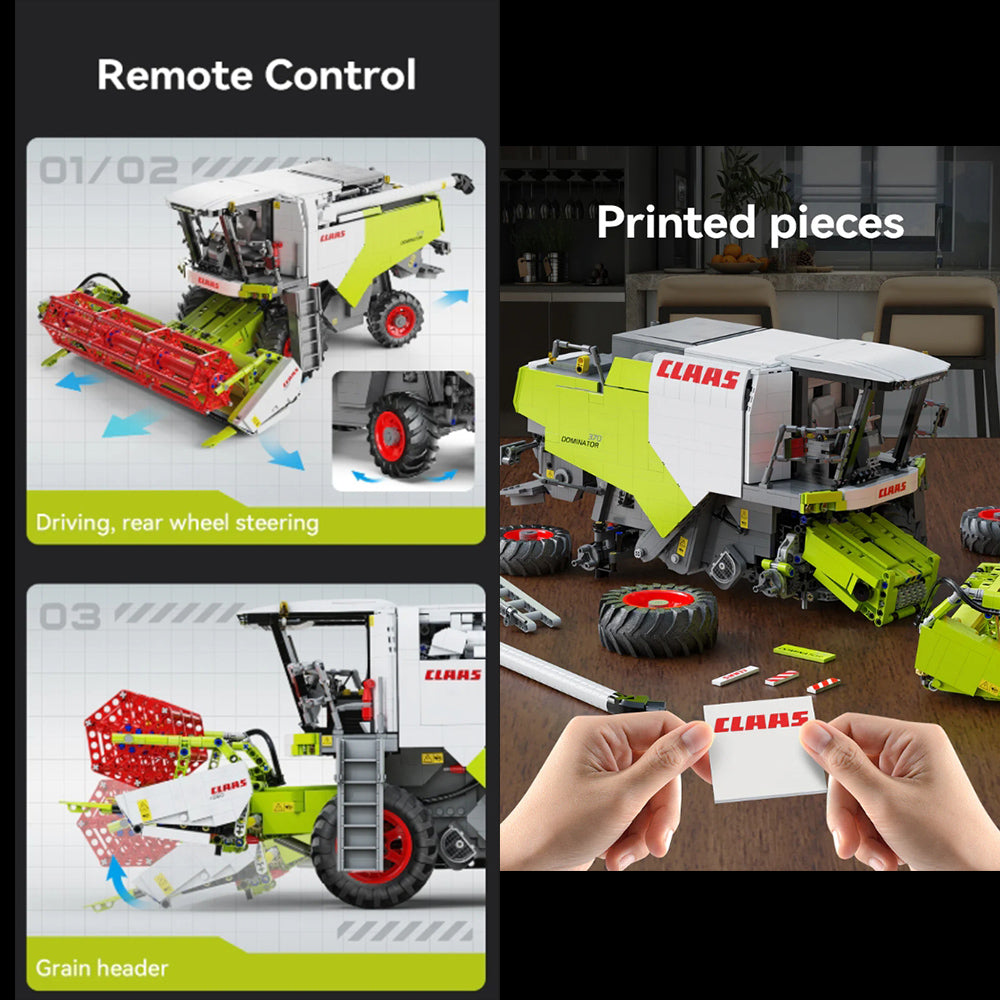 CaDA CLAAS DOMINATOR 370 – Ferngesteuertes Mähdrescher-Bauset