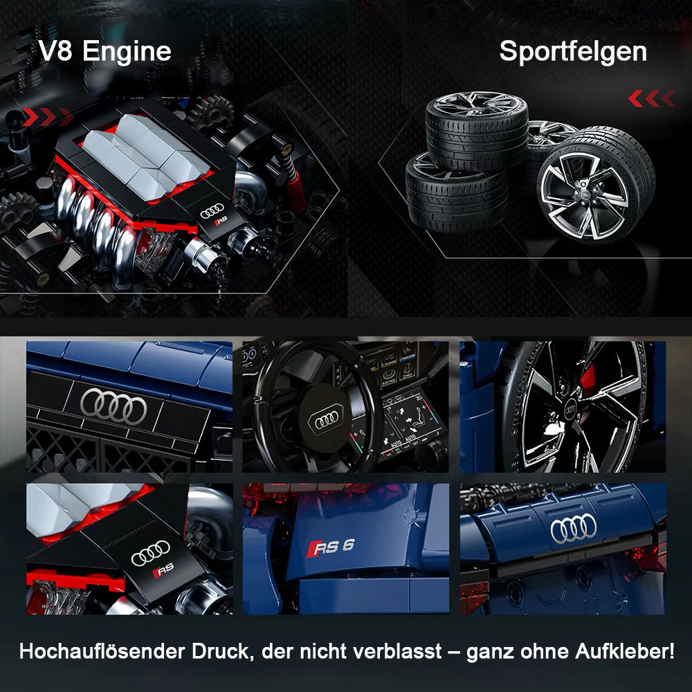 CaDA Master Audi RS6 Avant 1:8 Rennwagen C61515W