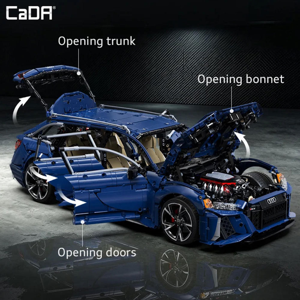 CaDA Master Audi RS6 Avant 1:8 Rennwagen C61515W
