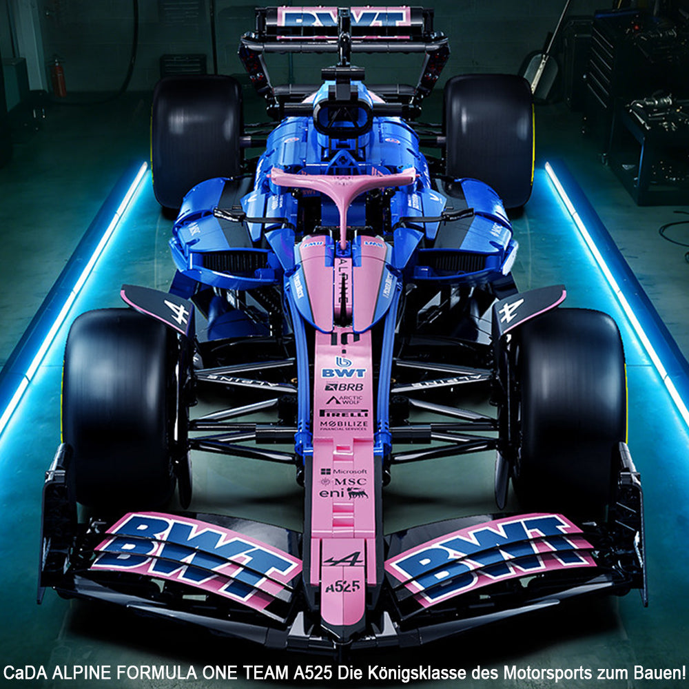 CaDA F1 BWT ALPINE Formel 1 TEAM A525 Rennauto C64012W