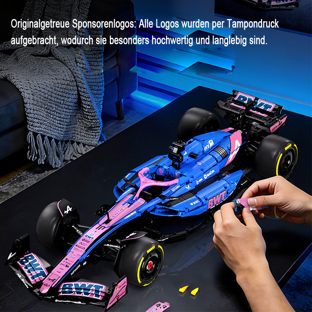 CaDA F1 BWT ALPINE Formel 1 TEAM A525 Rennauto C64012W